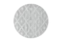 Carpettex Hochflor-Teppich Grau Geometrisches Design Rund Bild 3