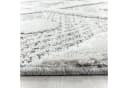 Carpettex Hochflor-Teppich Grau Geometrisches Design Rund Bild 4