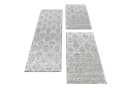 Carpettex Bettumrandung Boho-Design Grau 3-tlg. Polypropylen Bild 1