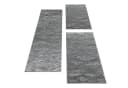 Carpettex Hochflor-Bettumrandung Boho-Design Grau 3-tlg. Bild 1