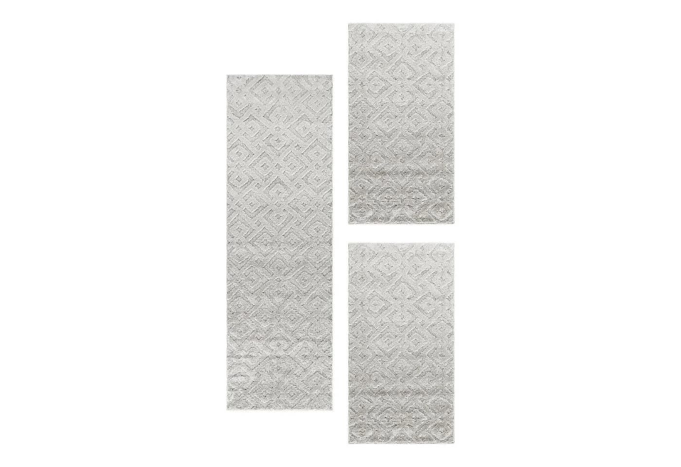 Carpettex Bettumrandung 3-tlg. Geometrisch Creme-3 Polypropylen - Bild 2