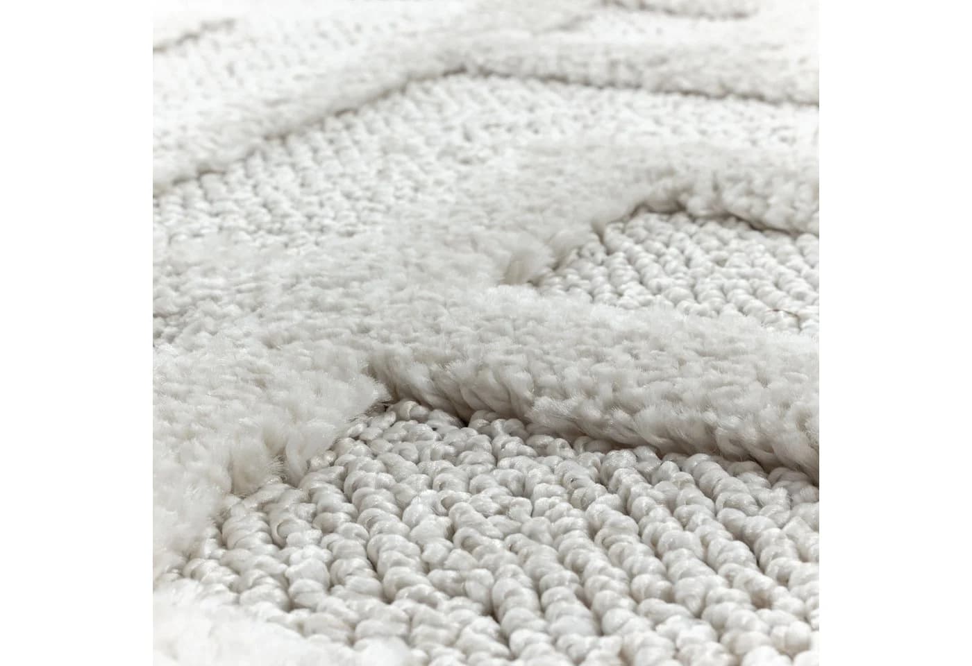 Carpettex Bettumrandung 3-tlg. Geometrisch Creme-3 Polypropylen - Bild 5