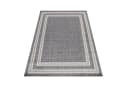 Carpettex Outdoorteppich Bordüre Grau Wetterfest für Terrasse Balkon Bild 1