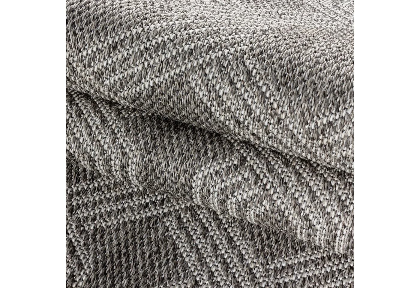 Carpettex Outdoorteppich Geometrisch Grau Wetterfest - Bild 5