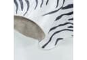Carpettex Fellteppich Tigerfell imitat Rund Schwarz Bild 4