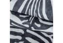 Carpettex Fellteppich Tigerfell imitat Rund Schwarz Bild 5