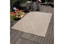 Carpettex Outdoorteppich Boho-Design Läufer Beige Indoor Outdoor Bild 2