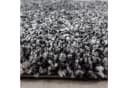 Carpettex Hochflor-Teppich Meliert Design Anthrazit Rund Bild 1