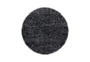Carpettex Hochflor-Teppich Meliert Design Anthrazit Rund Bild 2