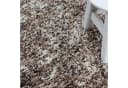 Carpettex Hochflor-Teppich Meliert Design Beige Rund Bild 4