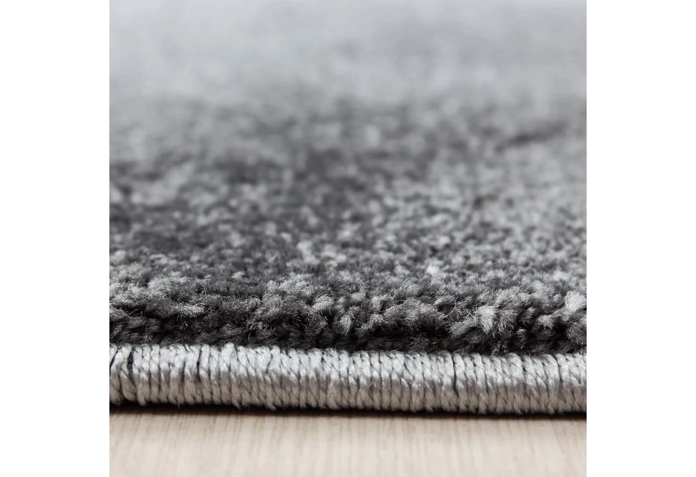 Carpettex Frisé-Teppich Kariert Design Kurzflor Läufer Rosa - Bild 3