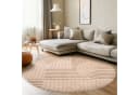 Carpettex Designteppich Skandinavischer Boho Rund 8 mm Teppich Wohnzimmer Schlafzimmer Gästezimmer Bild 2