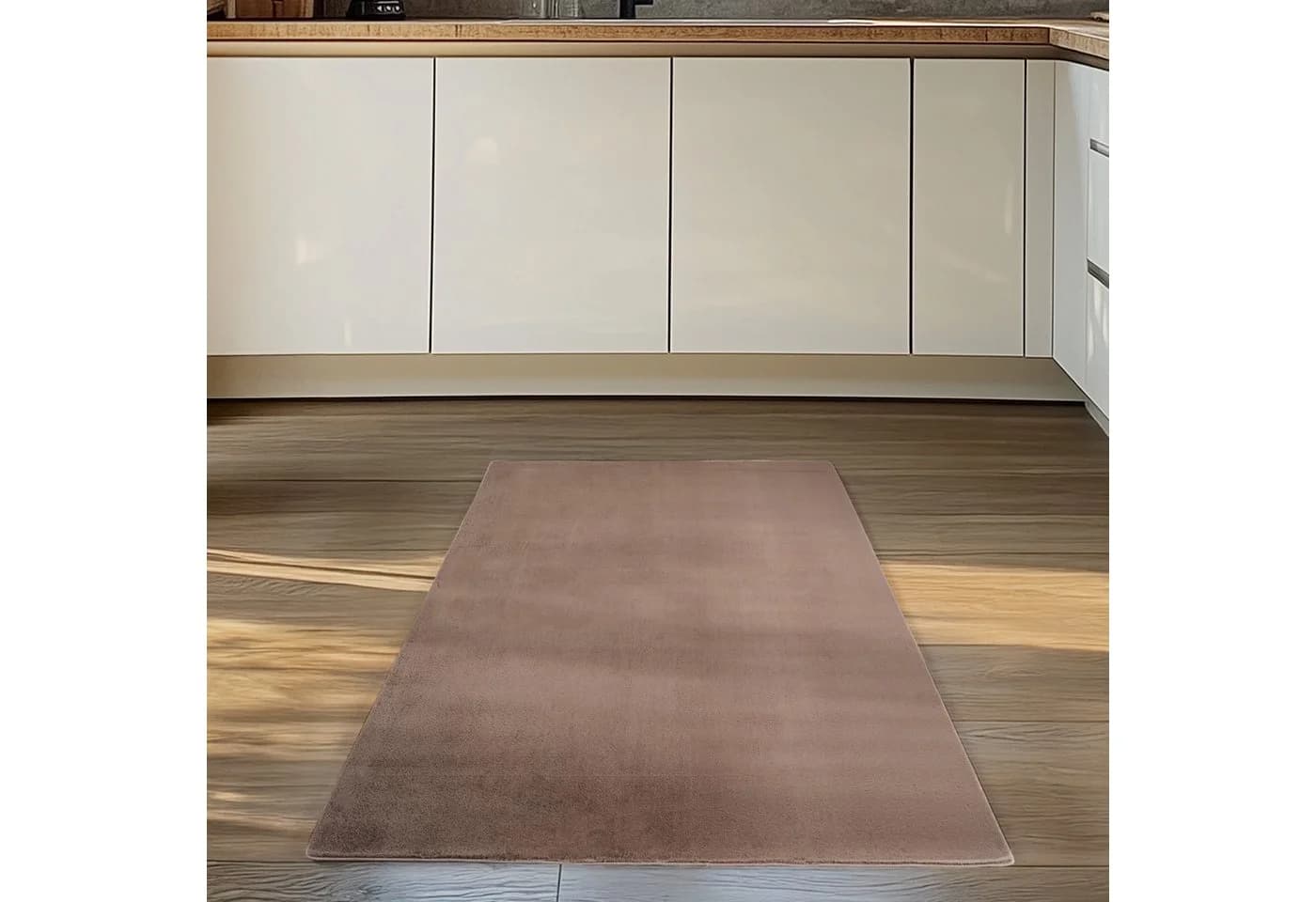 Carpettex Veloursteppich Unicolor Einfarbig Läufer 11 mm