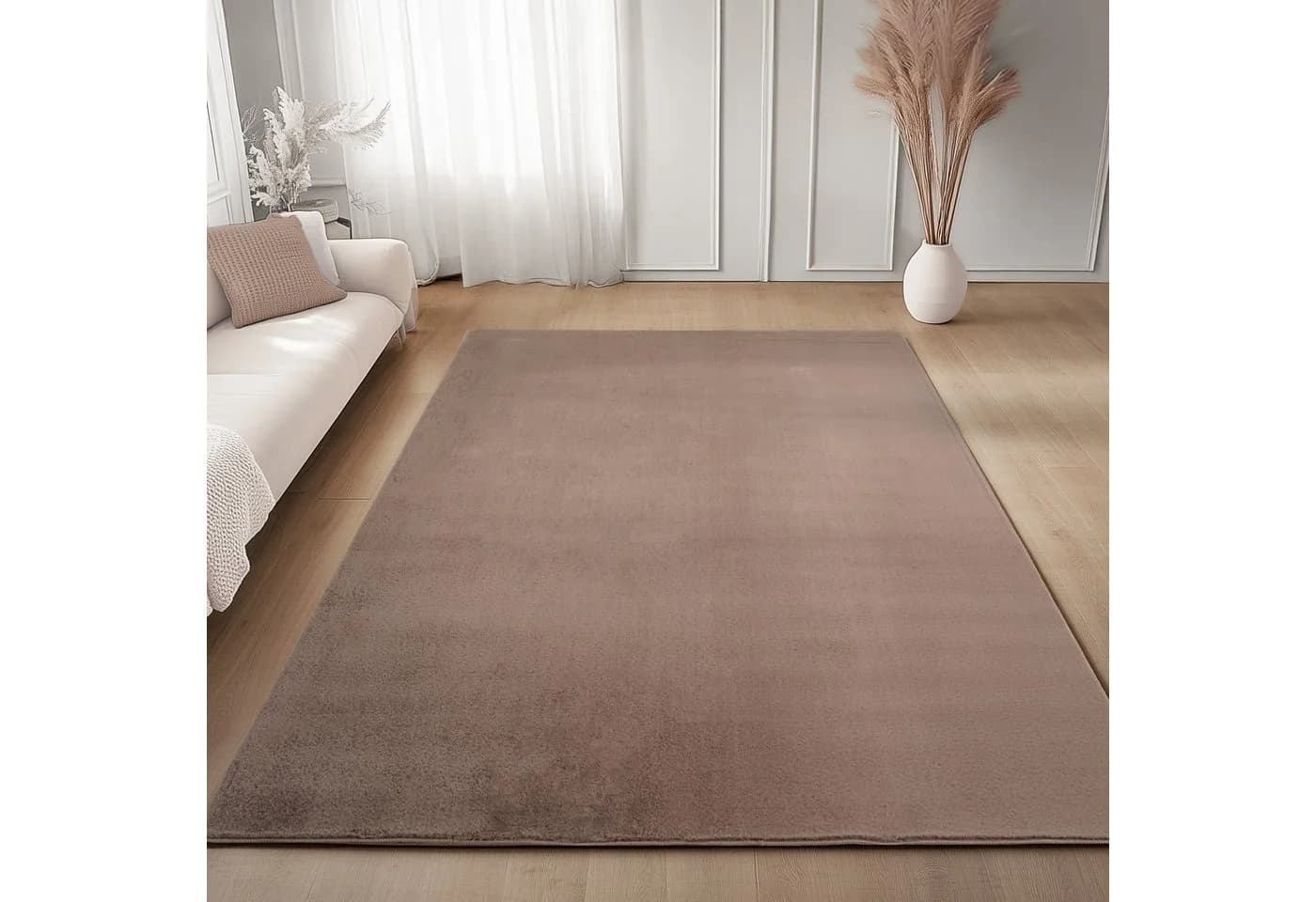 Carpettex Veloursteppich Unicolor Einfarbig Läufer 11 mm - Bild 2