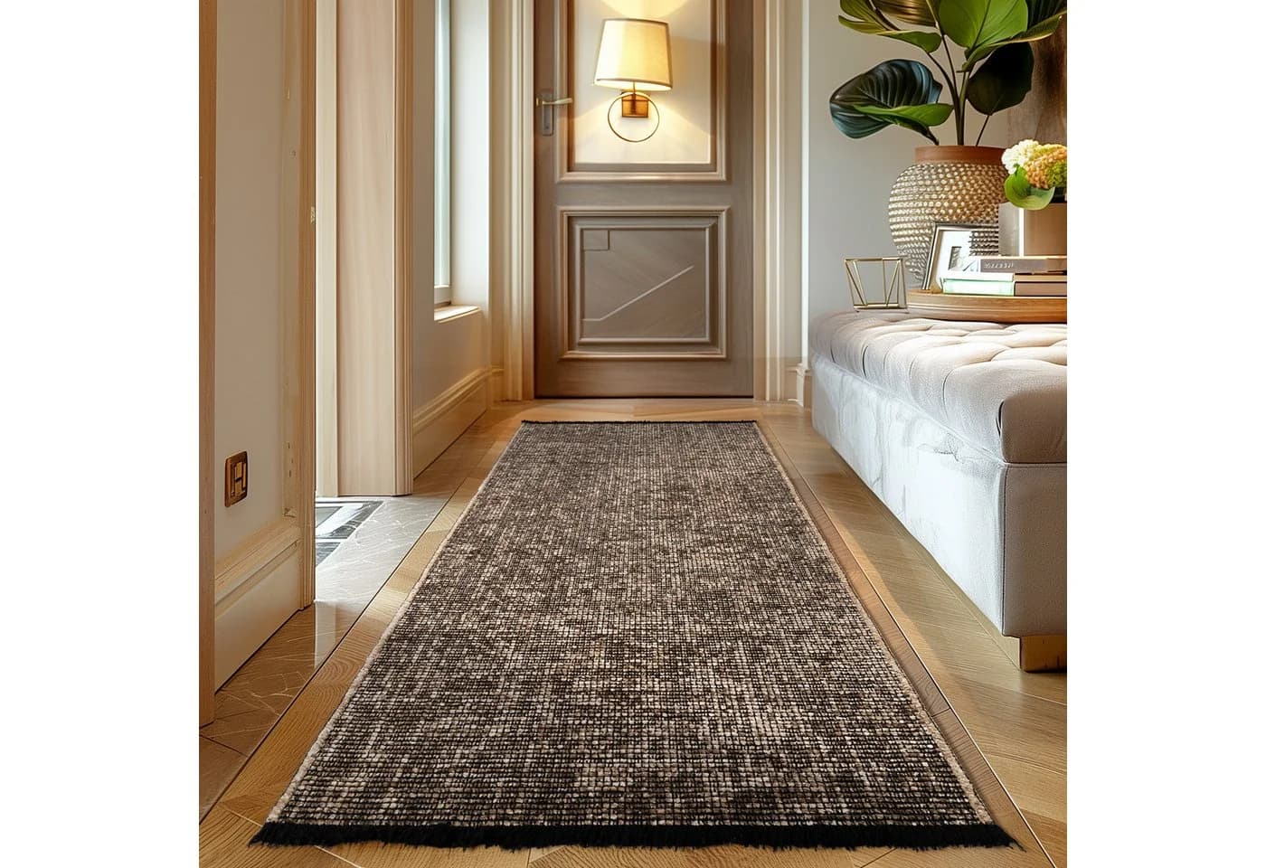 Carpettex Veloursteppich Boho Design, Läufer, Baumwolle, Waschbarer Teppich, Wohnzimmer, Schlafzimmer - Bild 2