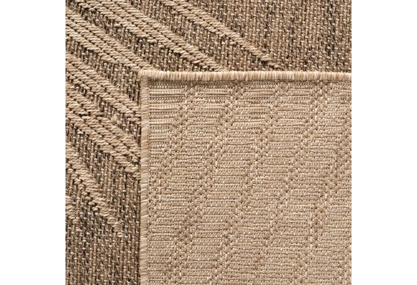 Carpettex Outdoorteppich Boho Design Beige Läufer Wetterfest - Bild 5