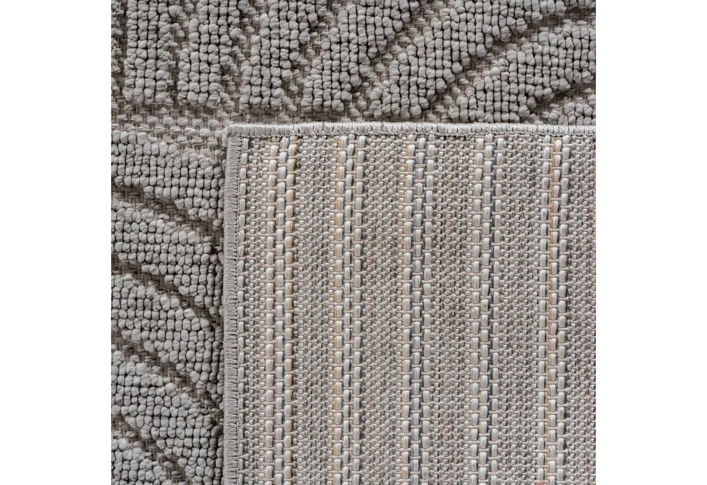 Carpettex Designteppich Einfarbig Bouclé Loop, Rechteckig, Höhe: 7 mm, Teppich Wohnzimmer, Schlafzimmer, Gästezimmer - Bild 4