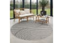 Carpettex Outdoorteppich Boho Grau Flachgewebt Wetterfest Bild 2