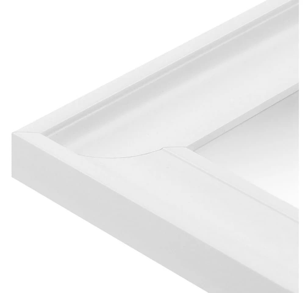 WANDStyle Wandspiegel H230 Weiß Kunststoff Modern