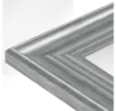 WANDStyle Wandspiegel H240 Silber Kunststoff Modern Bild 1