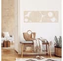 WANDStyle Wanddeko Kreise 3-teilig Pappelholz Natur Bild 1
