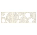 WANDStyle Wanddeko Kreise 3-teilig Pappelholz Natur Bild 2