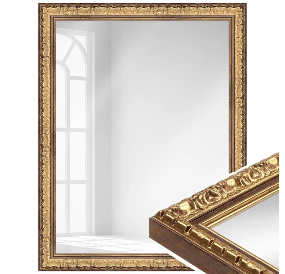 WANDStyle Wandspiegel H215 Gold Kunststoff Antik - Bild 2