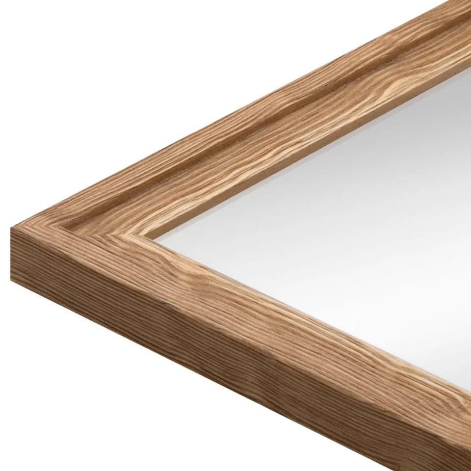 WANDStyle Wandspiegel H025 Eiche-Optik Massivholz Landhausstil