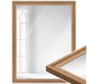 WANDStyle Wandspiegel H025 Eiche-Optik Massivholz Landhausstil Bild 2