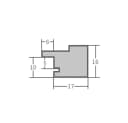 WANDStyle Wandspiegel H025 Eiche-Optik Massivholz Landhausstil Bild 4