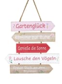 Dekohänger Gartenschild mit Grillregeln & Haustieren - Robustes Juteseil Bild 2