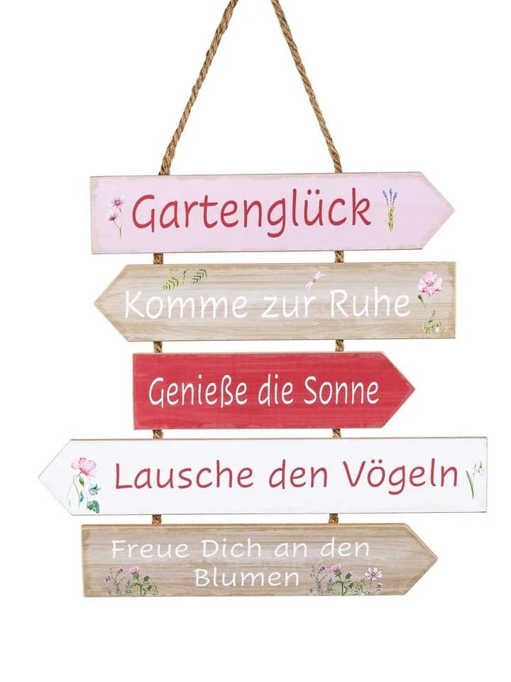 Dekohänger Gartenschild mit Grillregeln & Haustieren - Robustes Juteseil - Bild 2