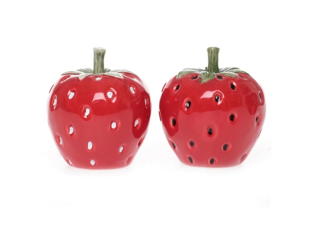 Dragimex Erdbeeren Dekofigur 2er Set Porzellan