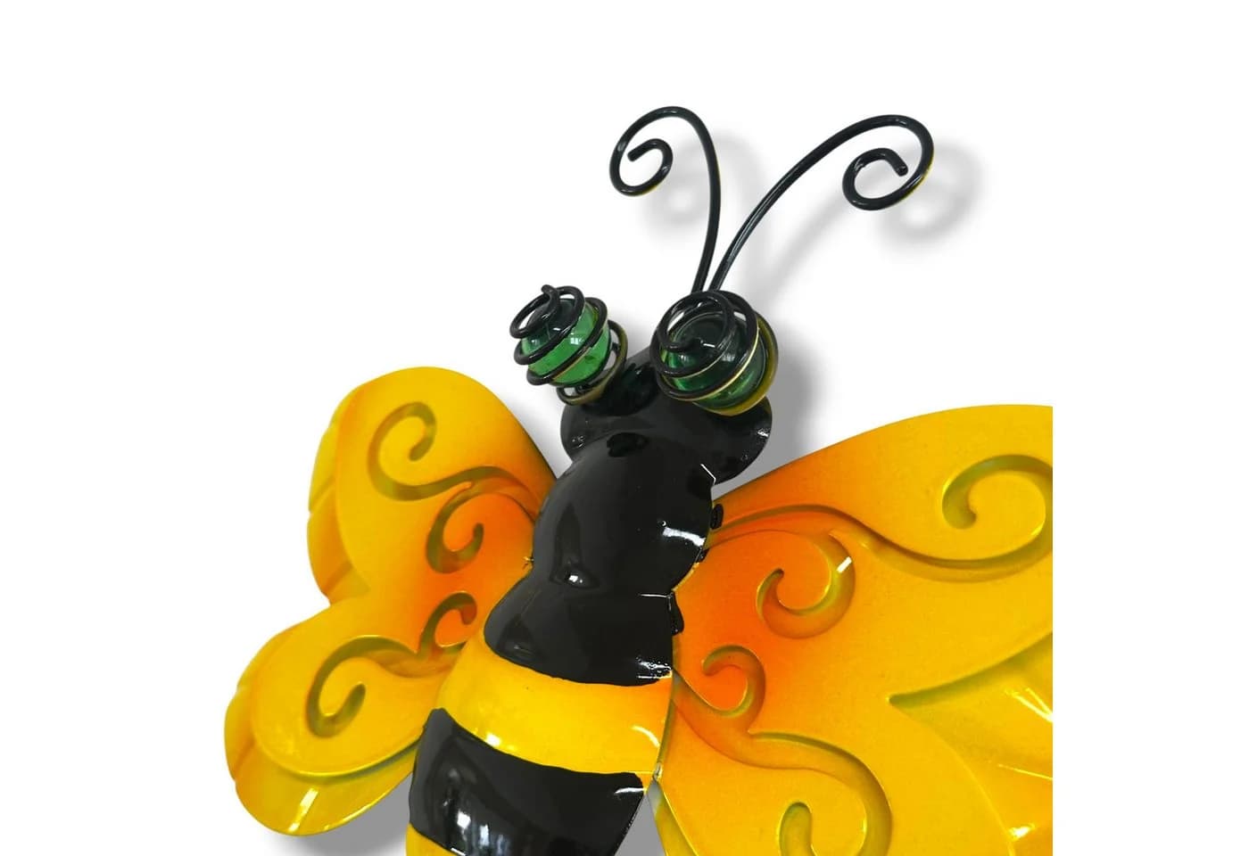 Dragimex Gartenstecker Biene 78cm Gelb