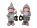 Dragimex Gartenfigur Gartenkinder Magnesia Grau Bild 1