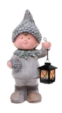 Dragimex Gartenfigur Gartenkinder Magnesia Grau Bild 2