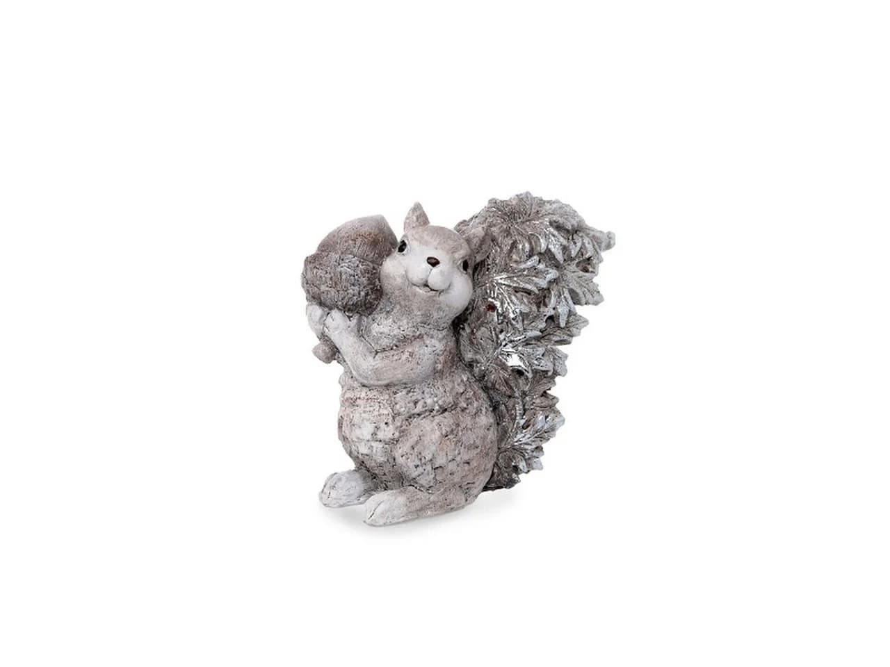 Dragimex Dekofigur Eichhörnchen Beige Gold Silber Polyresin - Bild 2