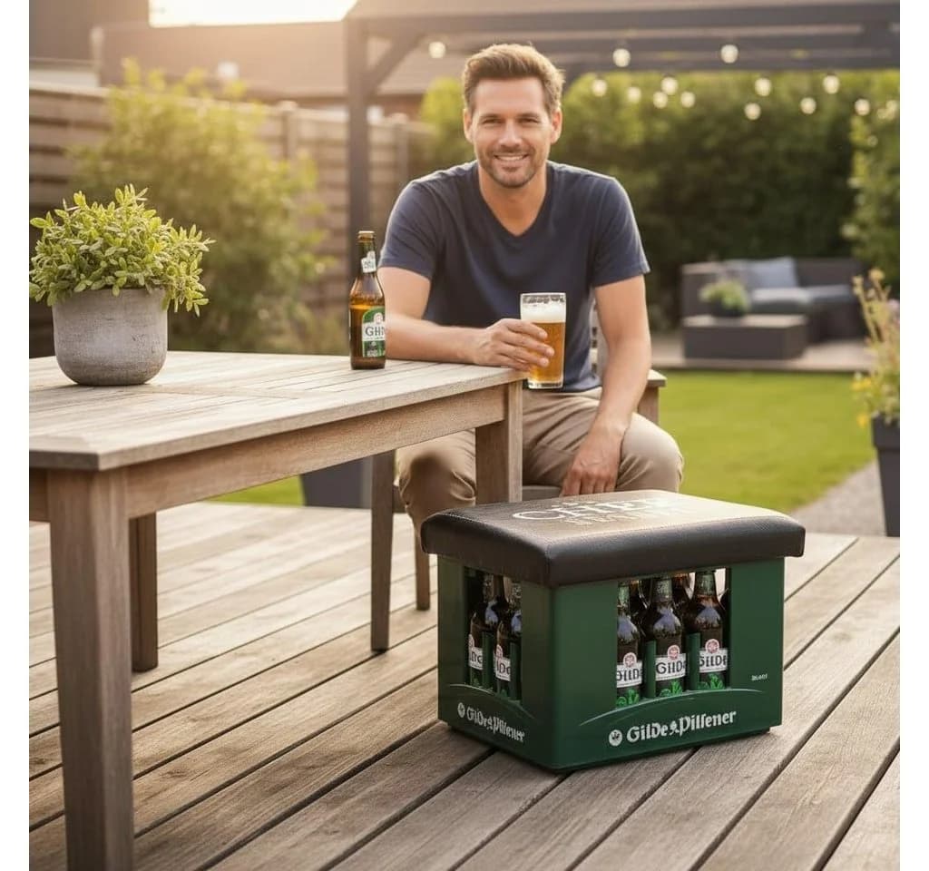 Cult at Home Bierkistenauflage Schwarz mit Memospiel - Bild 3