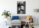 Pixxprint Leinwandbild Erotische Spitzen-Dessous Bunt/Schwarz Bild 1