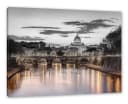 Pixxprint Leinwandbild Basilika St. Peter Rom Bunt Bild 2