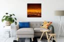 Pixxprint Leinwandbild San Francisco Skyline Bunt Bild 1