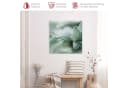 Bilderdepot24 Leinwandbild Blumen Modern Natur Schmetterling pastell XXL Bild 1