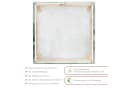 Bilderdepot24 Leinwandbild Blumen Modern Natur Schmetterling pastell XXL Bild 4