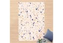 Bilderdepot24 Vinylteppich Beige Terrazzo Muster Nass Wischbar Bild 1