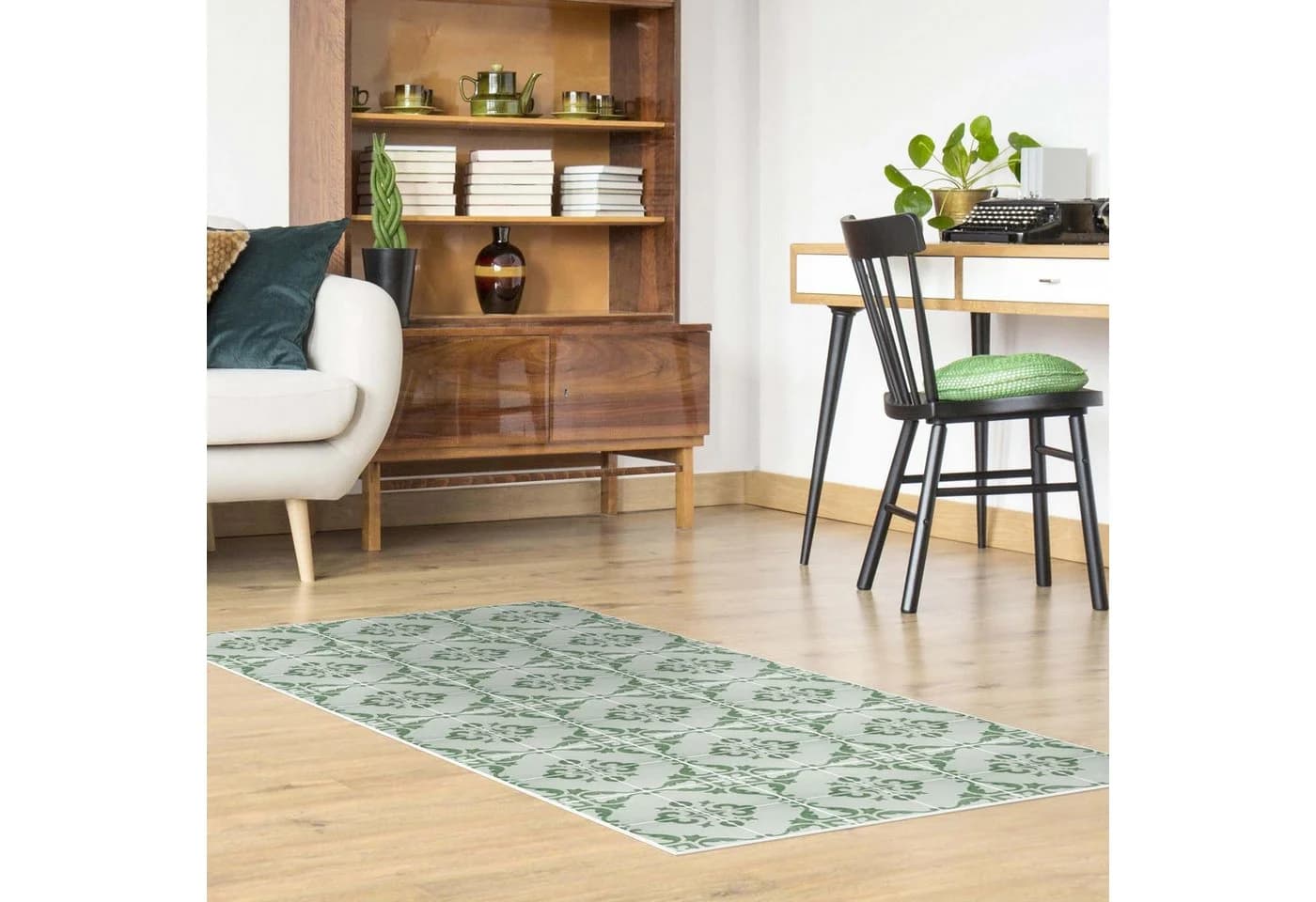 Bilderdepot24 Vinyl-Teppichläufer Grün Modern Nasswischbar - Bild 3