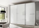 STAUD Schwebetürenschrank Sinfonie Plus Weiß Glasfront Bild 1