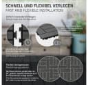 ECD Germany Terrassenfliesen WPC Anthrazit mit Klicksystem Bild 5