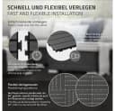 ECD Germany Terrassenfliesen WPC Anthrazit mit Klicksystem & Drainage Bild 5