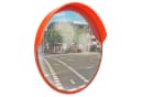 ECD Germany Verkehrsspiegel mit Schwenkbare Halterung Wetterfest Panoramaspiegel Rot Bild 2