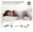 ML-DESIGN Metallbett Paris Einzelbett mit Lattenrost Anthrazit Bild 4